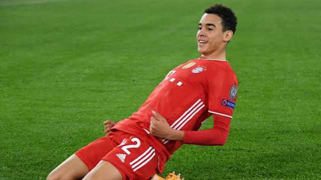 ‎روديغر يرغم موسيالا على تقليد احتفال بيلينغهام