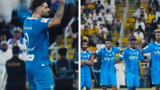 ردة فعل ميتروفيتش لحظة تنفيذ لاعبي فريقه لركلات الترجيح .. فيديو