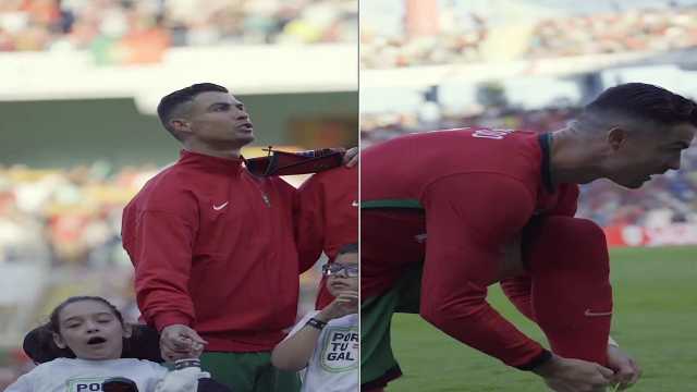 رونالدو يوجه رسالة لجماهير منتخب البرتغال … فيديو