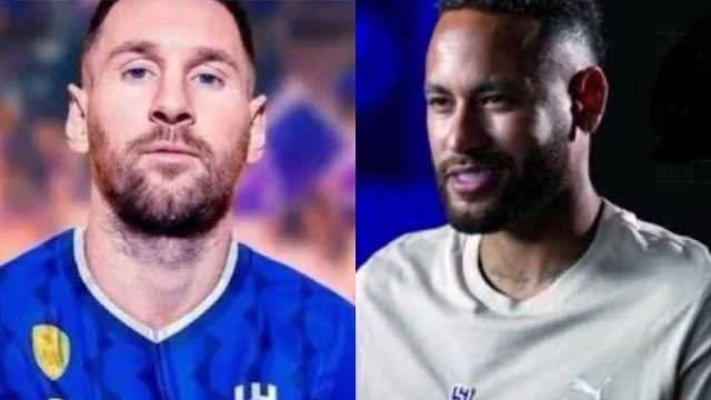 نيمار يكشف عن تواصله بـ ميسي لإقناعه بالانضمام للهلال