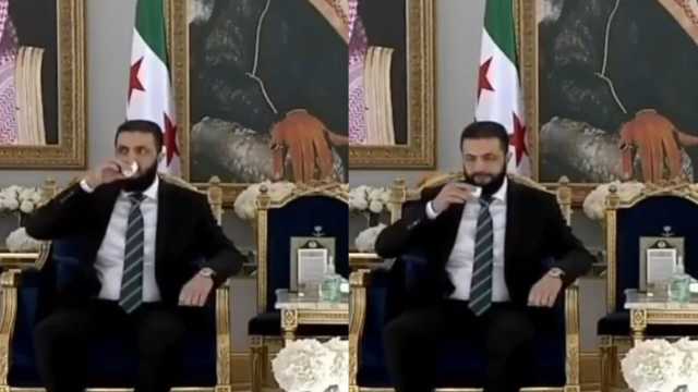 استقبال أحمد الشرع بـ القهوة السعودية في الرياض.. فيديو