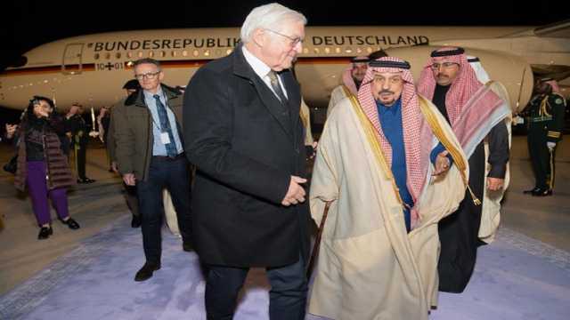 الرئيس الألماني يصل الرياض