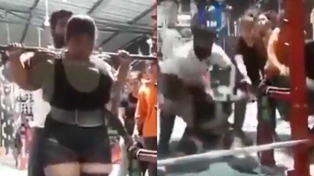 فتاة تلقى حتفها بطريقة مروعة في صالة ألعاب رياضية .. فيديو