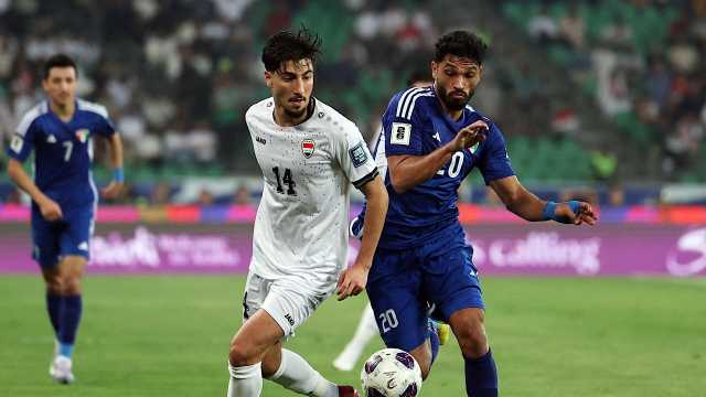 منتخب العراق يتعادل أمام الكويت