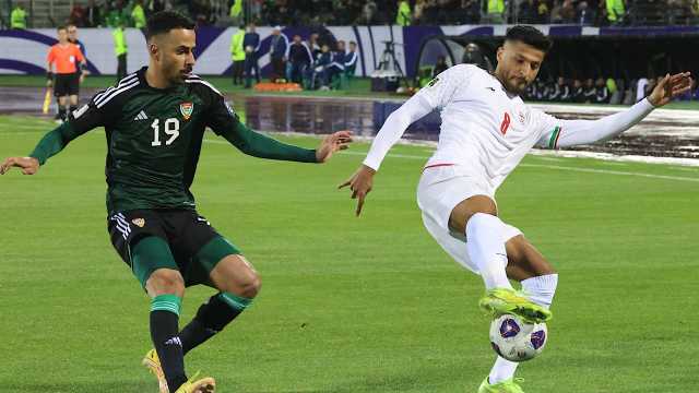 إيران تتغلب على الإمارات بهدفين