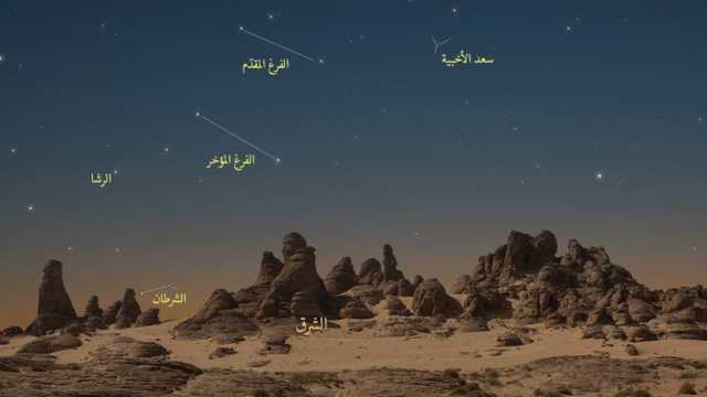 المسند: دخول طالع المؤخر في سماء اليوم