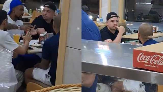 أحدث ظهور لثنائي الهلال في أحد مطاعم الشاورما.. فيديو