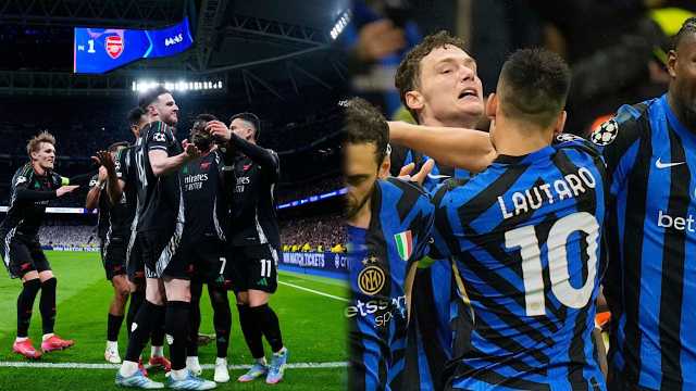 آرسنال يقصي ريال مدريد وإنتر ميلان يتأهل إلى نصف نهائي دوري الأبطال