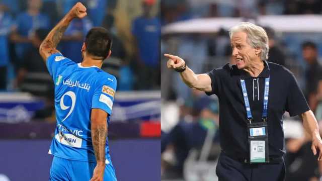 موقف غريب لجيسوس وميتروفيتش أثناء مباراة الاتفاق.. فيديو
