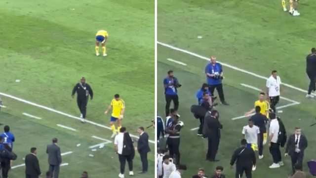 رونالدو يغضب على المدافعين بعد هدف كاواساكي الثالث.. فيديو