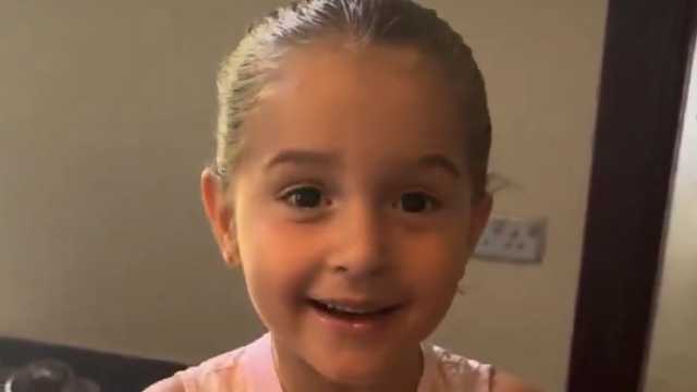 ابنة كانسيلو تعد الأرقام باللغة العربية ببراعة.. فيديو