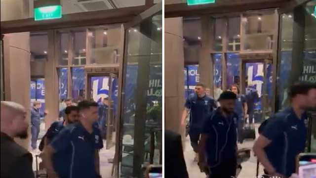 بعثة الهلال تصل لمقر إقامتها في جدة.. فيديو