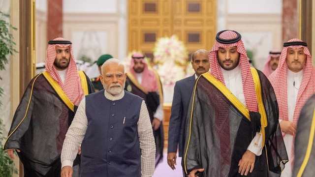ولي العهد يستقبل رئيس الوزراء الهندي ويعقدان جلسة مباحثات رسمية