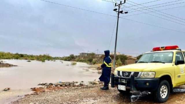 الدفاع المدني: أمطار رعدية على معظم المناطق وندعو لأخذ الحيطة والحذر