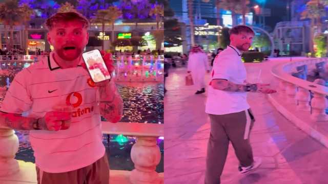 صانع محتوى بريطاني يترك جواله في مكان عام بالمملكة ليعود ويجده كما هو.. فيديو