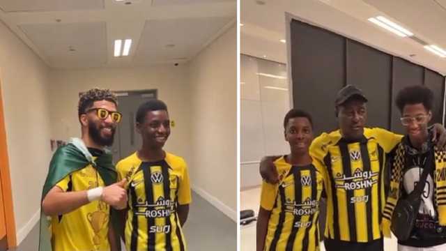 نجل محمد نور يظهر بقميص الاتحاد.. فيديو