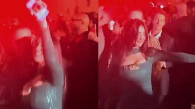 رقص الفنانة ميساء مغربي أثناء تواجدها في إحدى الحفلات .. فيديو