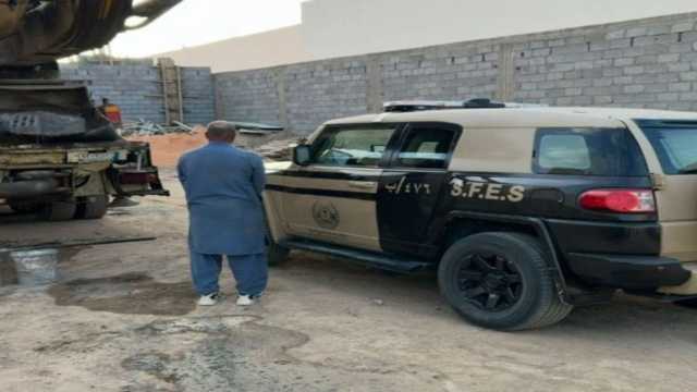 ضبط مقيم لتلويثه البيئة بتفريغ مواد خرسانية في حائل
