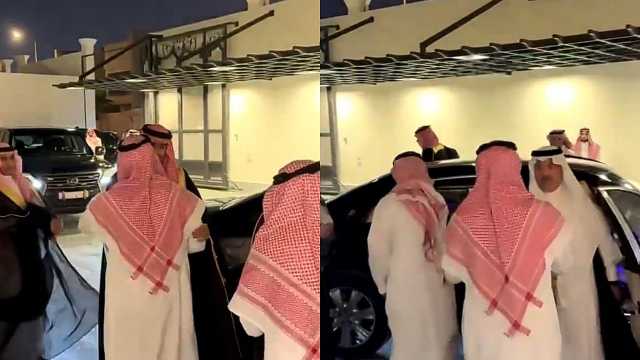 عقد قران الأمير مشهور بن عبدالله بحضور الأمير متعب في أجواء ملكية مميزة.. فيديو