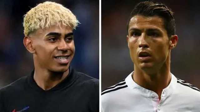 يامال يتفوق على رونالدو في وقت قياسي