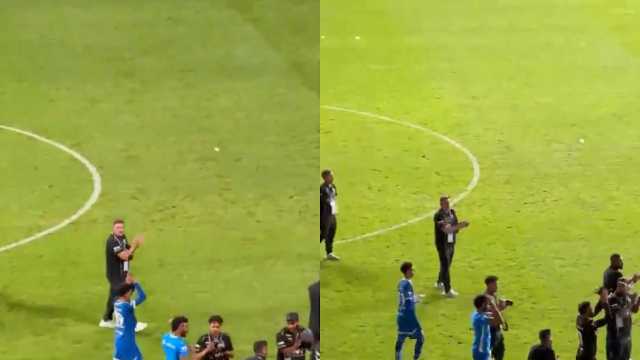 البليهي يرفض تحية جماهير الهلال ويكتفي بتسريح شعره .. فيديو