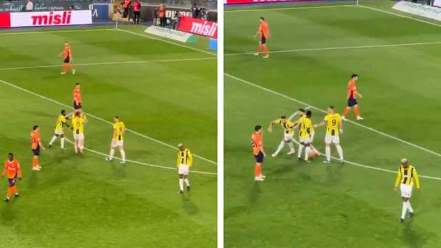 اشتباك بين تاليسكا وزميله في الدوري التركي.. فيديو