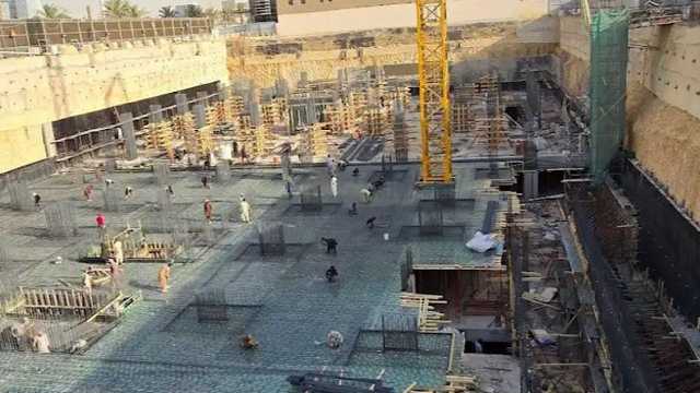 تطور الأعمال في مشروع مبنى الغدير في شمال الرياض .. صور