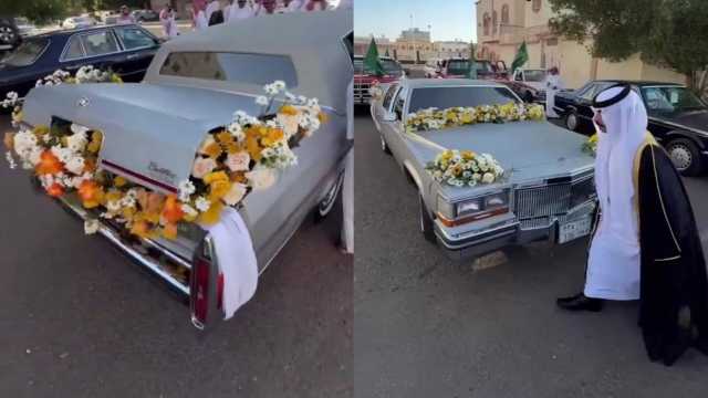 زايد الرميش يحتفل بزفافه بأسلوب كلاسيكي يُعيد أجواء الثمانينيات.. فيديو
