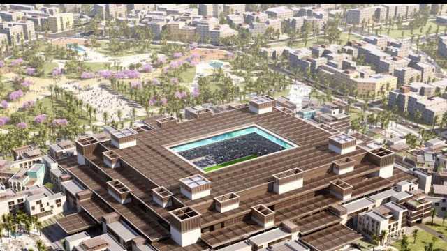 تواصل أعمال إنشاء ملعب “وسط جدة” .. فيديو