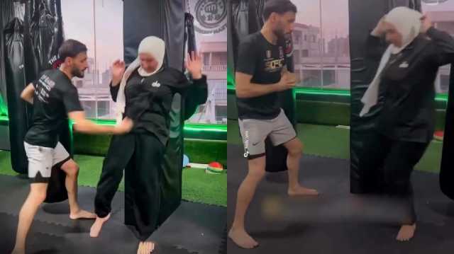 مدرب يلكم فتيات ويثير جدلاً واسعاً في لبنان.. فيديو