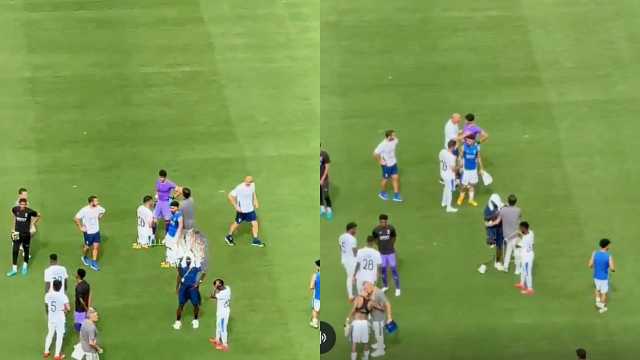 إنزاغي يواسي لاعبي الهلال بعد الخروج من مونديال الأندية .. فيديو