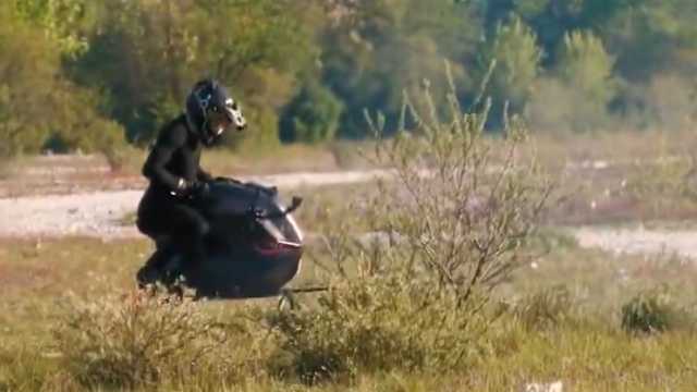 دراجة هوائية بمحرك نفاث تبلغ سرعتها 200 كم/س ..فيديو