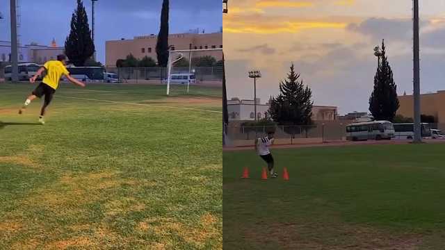 نحل ياسر القحطاني يكرر تألق والده ويخطف الأنظار بأهدافه .. فيديو