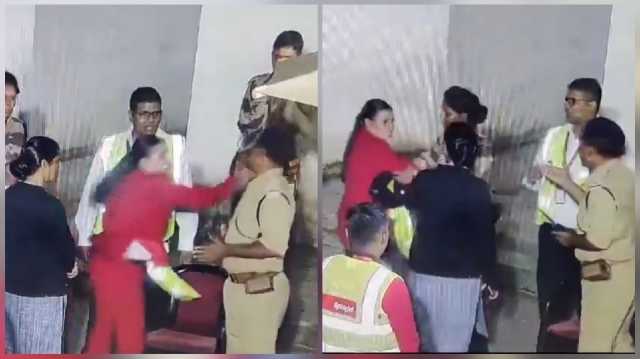 حادثة اعتداء على موظف بوابة تثير الجدل في سبايس جت.. فيديو