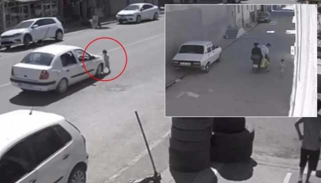 حادث دهس مروع لطفل صغير أثناء هروبه من والديه.. فيديو