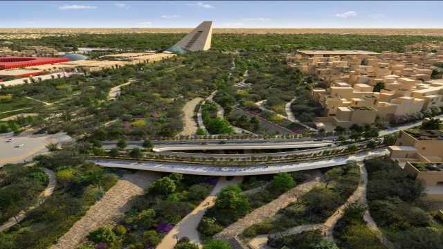 تقدم الأعمال في الحدائق الفرعية بمشروع حديقة الملك سلمان.. صور