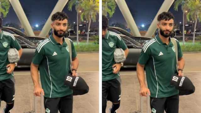 صالح أبو الشامات يرافق الأهلي إلى هونغ كونغ.. فيديو