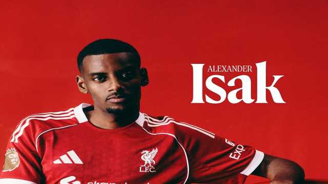ليفربول يتعاقد رسميًا مع ألكسندر إيزاك