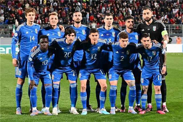 تشكيل إيطاليا الرسمي لمواجهة مقدونيا الشمالية في تصفيات أمم أوروبا 2024