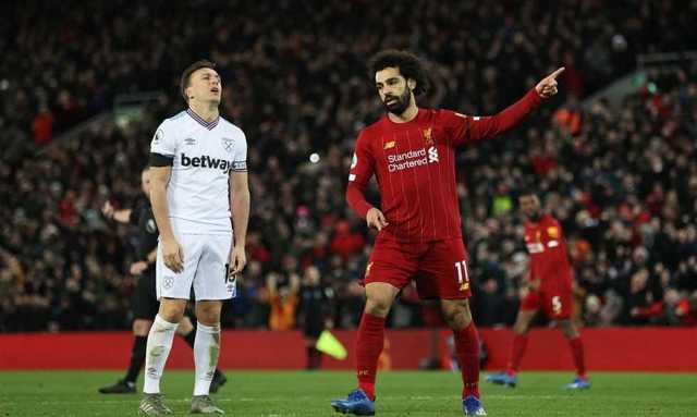 موعد مباراة ليفربول ضد وست هام في الدوري الإنجليزي والقنوات الناقلة