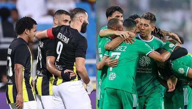 موعد مباراة الاتحاد ضد الأهلي في الدوري السعودي للمحترفين والقنوات الناقلة