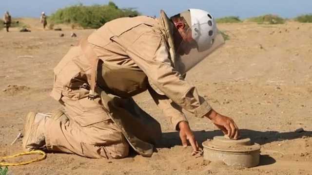 مشروع 'مسام' ينتزع 730 لغمًا من الأراضي اليمنية خلال أسبوع