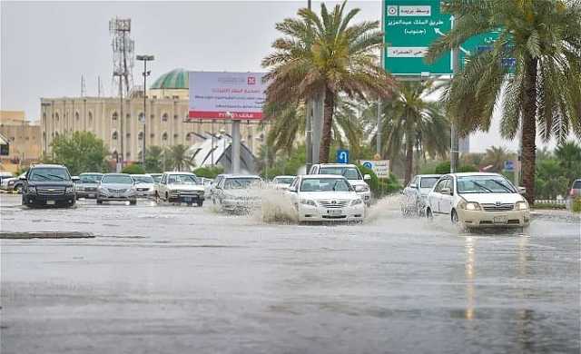 مناطق سقوط الأمطار في السعودية اليوم.. تصل لجريان السيول
