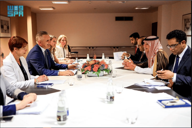 «الجبير» يبحث مع وزير البيئة والمناخ والطاقة السلوفيني تعزيز التعاون بين البلدين