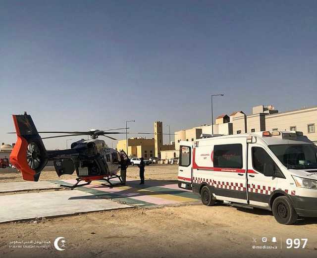 الفرق الإسعافية تباشر حادثًا مروريًا في وقت قياسي بحي المصانع بالرياض