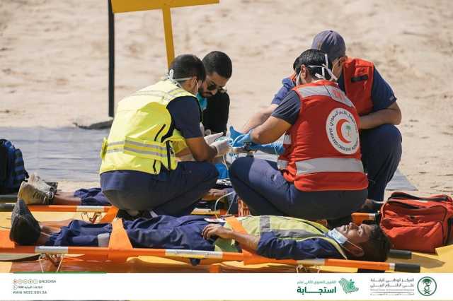 نجاح اختبار احتواء أكثر من 70 ألف برميل في المياه الإقليمية للمملكة