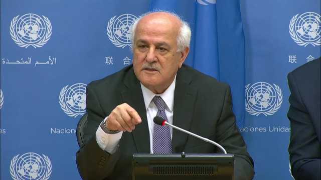 مندوب فلسطين بالأمم المتحدة: المجتمع الدولي يصمت عندما يكون الضحايا فلسطينيين