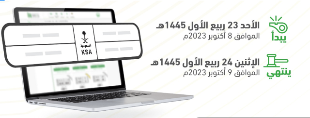 اليوم.. بدء طرح مزاد اللوحات الإلكتروني عبر منصة أبشر