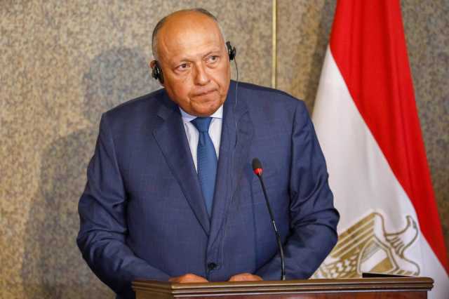وزير خارجية مصر: تصفية القضية الفلسطينية من خلال تهجير سكان غزة أمر غير وارد