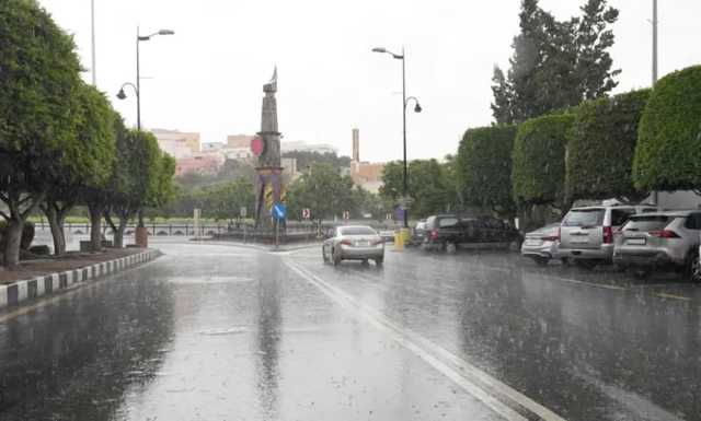 أمطار غزيرة على منطقة عسير ومتوسطة على نجران